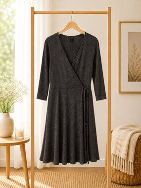 Dark Blue Torrid Wrap Dress